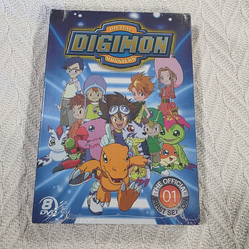 Digimon Digital Monsters The Official First Season 01 8-DVD Set New Sealed